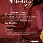 Curso sobre VINOS DE TENERIFE en la Semana de San Andrés para el sector de la restauración y hostelería